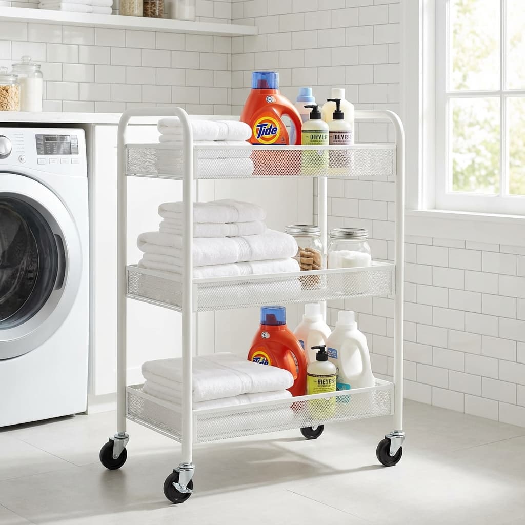 3-Tier Rolling Utility Cart